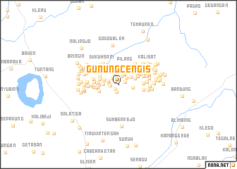 map of Gunungcengis