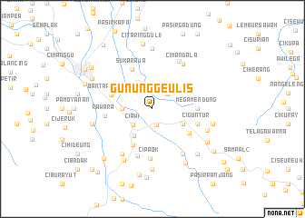 map of Gununggeulis