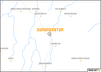 map of Gunungkatun