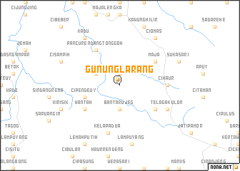 map of Gununglarang