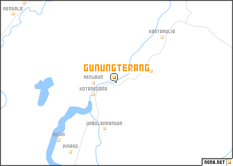 map of Gunungterang