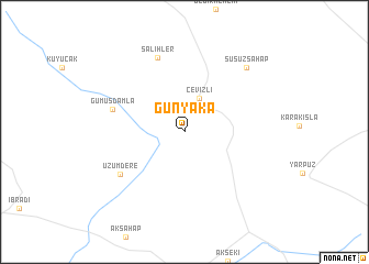 map of Günyaka