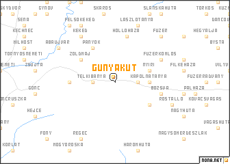 map of Gúnyakút