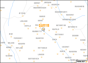 map of Gunya