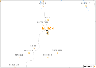 map of Gunza