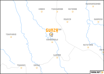 map of Gunza