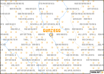 map of Günzegg
