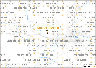 map of Günzenried