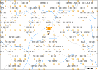 map of Gun