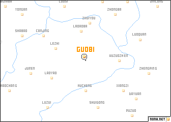 map of Guobi