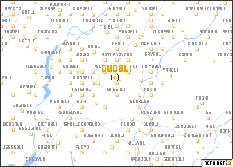 map of Guobli