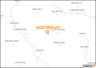 map of Guochangjie