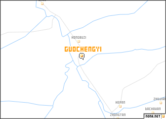 map of Guochengyi