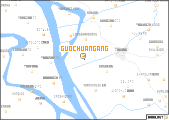 map of Guochuangang