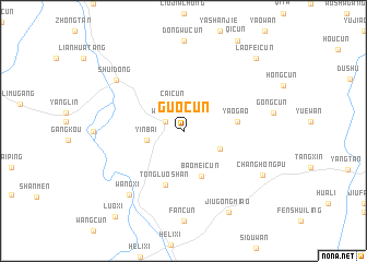 map of Guocun