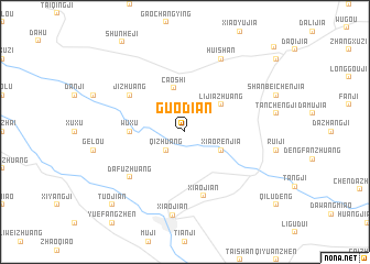 map of Guodian