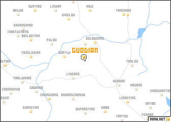 map of Guodian