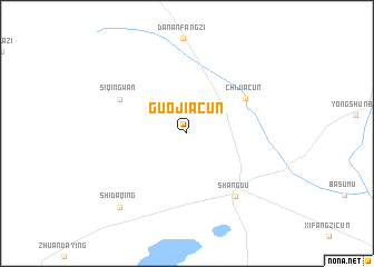 map of Guojiacun