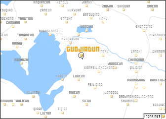 map of Guojiadun