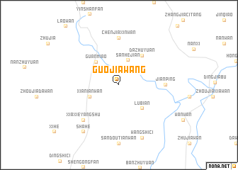 map of Guojiawang