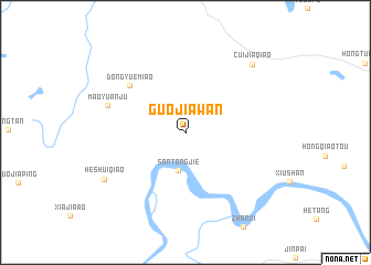 map of Guojiawan