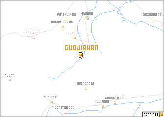 map of Guojiawan