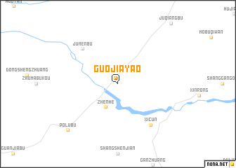 map of Guojiayao