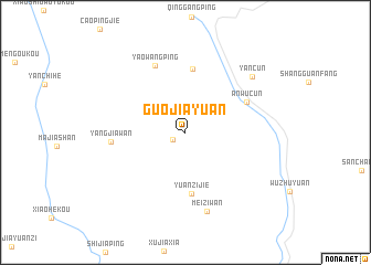 map of Guojiayuan