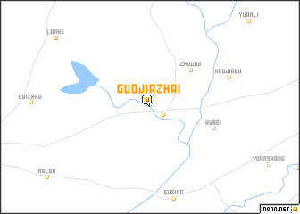 map of Guojiazhai