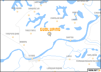 map of Guoluping