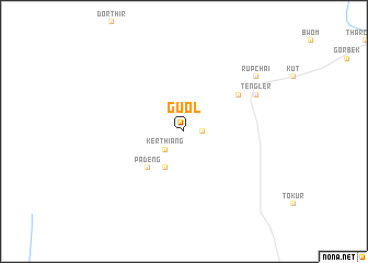 map of Guol