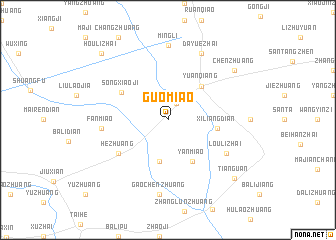 map of Guomiao