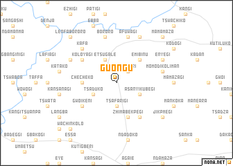 map of Guongu