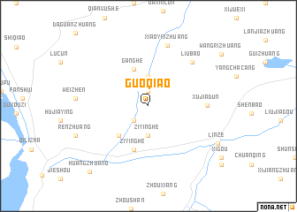 map of Guoqiao