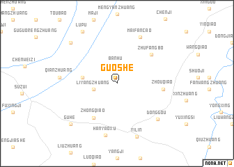 map of Guoshe