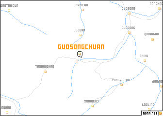 map of Guosongchuan