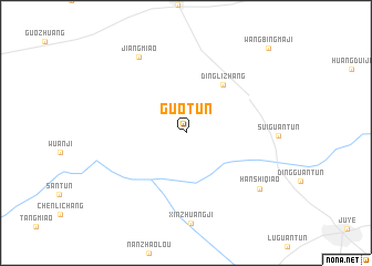 map of Guotun