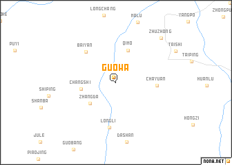 map of Guowa
