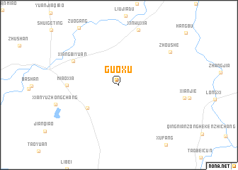 map of Guoxu