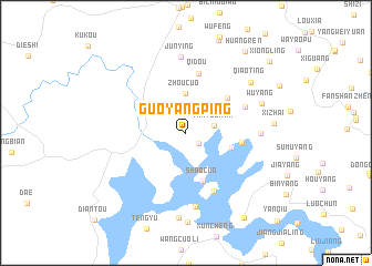 map of Guoyangping