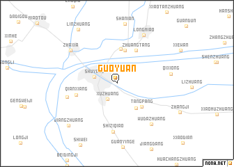 map of Guoyuan