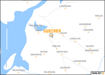 map of Guozhen