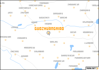 map of Guozhuangmiao