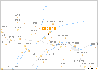map of Gupʼagu