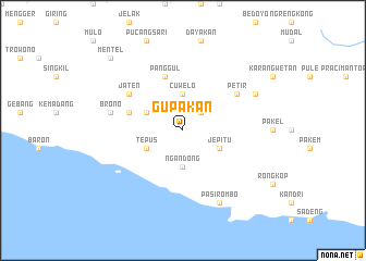 map of Gupakan