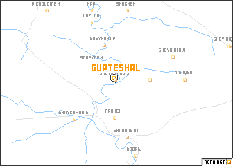 map of Gūp Ţeshāl