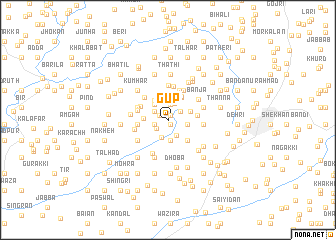 map of Gup