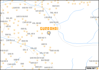 map of Guraahai