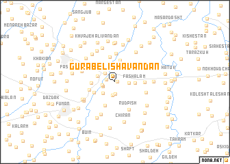 map of Gūrāb-e Līshāvandān