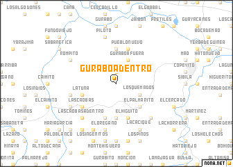 map of Gurabo Adentro